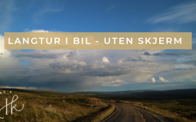 Langtur i bil – uten bruk av skjerm